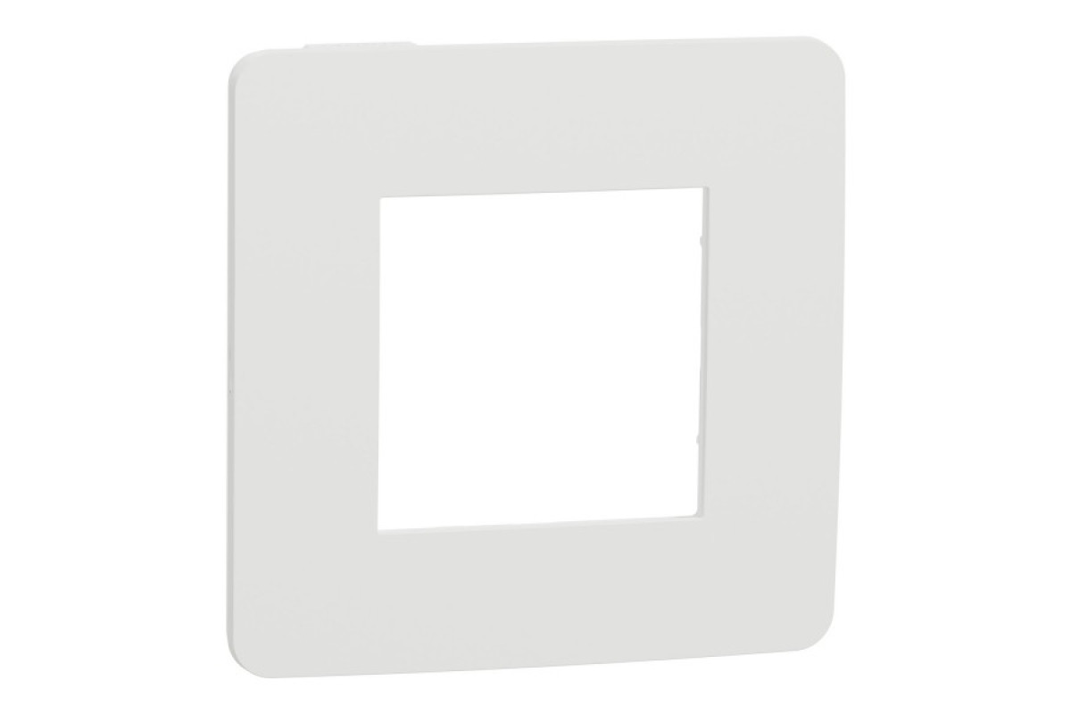 Рамка 1-постова Unica New, Білий/білий (NU280218)