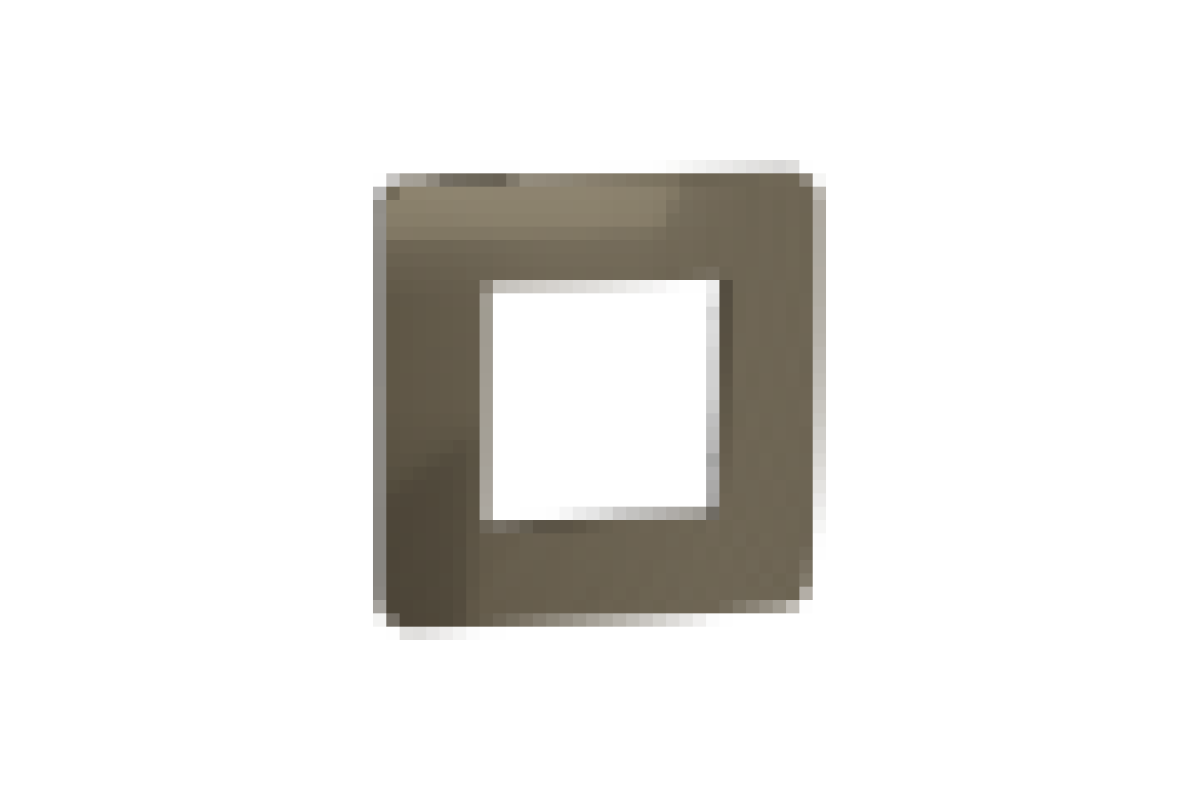 Рамка 1-постова Unica New, Бронза/антрацит (NU280252)