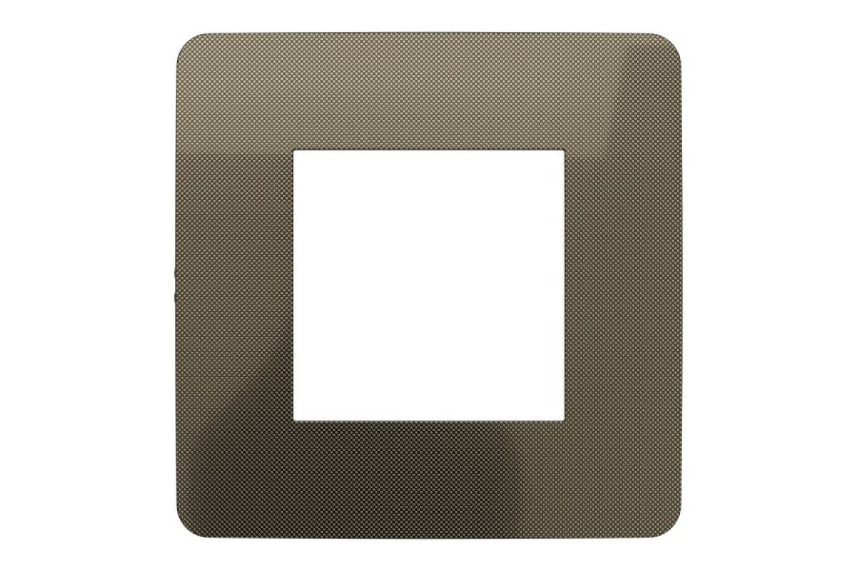 Рамка 1-постова Unica New, Бронза/антрацит (NU280252)