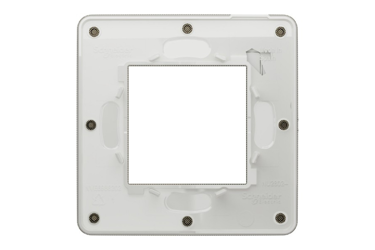 Рамка 1-постова Unica New, Бронза/білий (NU280250)