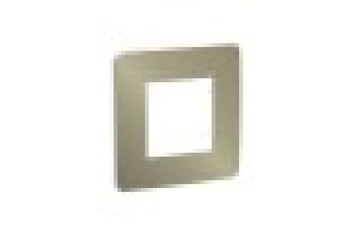 Рамка 1-постова Unica New, Бронза/білий (NU280250)