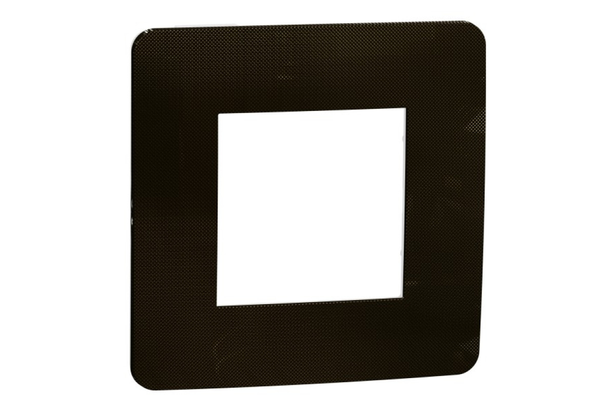 Рамка 1-постова Unica New, Бронза/білий (NU280250)