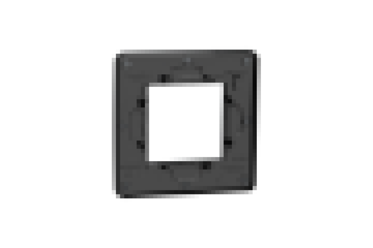 Рамка 1-постова Unica New, Димчато-сірий/антрацит (NU280222)