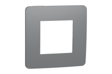 Рамка 1-постова Unica New, Димчато-сірий/білий (NU280221)