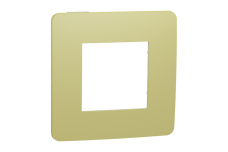 Рамка 1-постова Unica New, Зелене Яблуко/білий (NU280211)