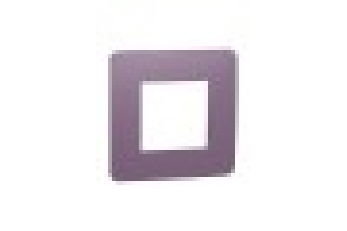 Рамка 1-постова Unica New, Ліловий/білий (NU280214)