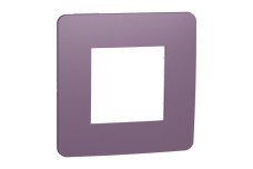 Рамка 1-постова Unica New, Ліловий/білий (NU280214)
