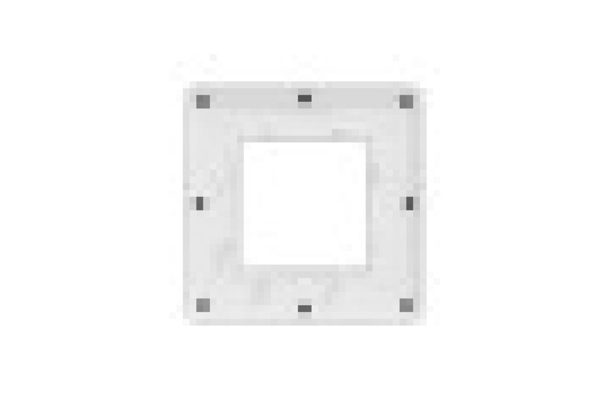 Рамка 1-постова Unica New, Ліловий/білий (NU280214)