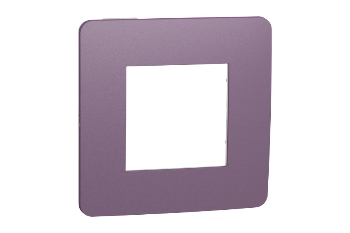 Рамка 1-постова Unica New, Ліловий/білий (NU280214)