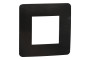 Рамка 1-постова Unica New, Нікель/антрацит (NU280253)