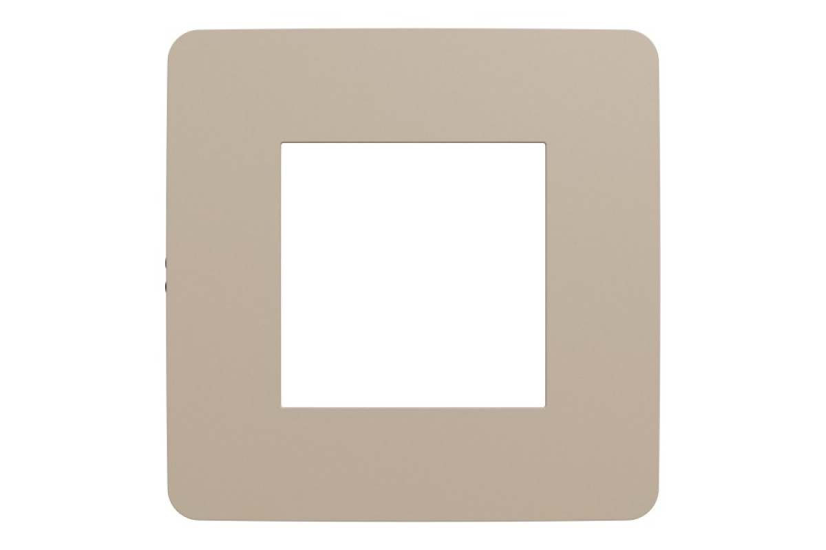 Рамка 1-постова Unica New, Пісочний/антрацит (NU280228)