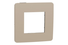 Рамка 1-постова Unica New, Пісочний/антрацит (NU280228)