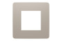 Рамка 1-постова Unica New, Пісочний/білий (NU280226)