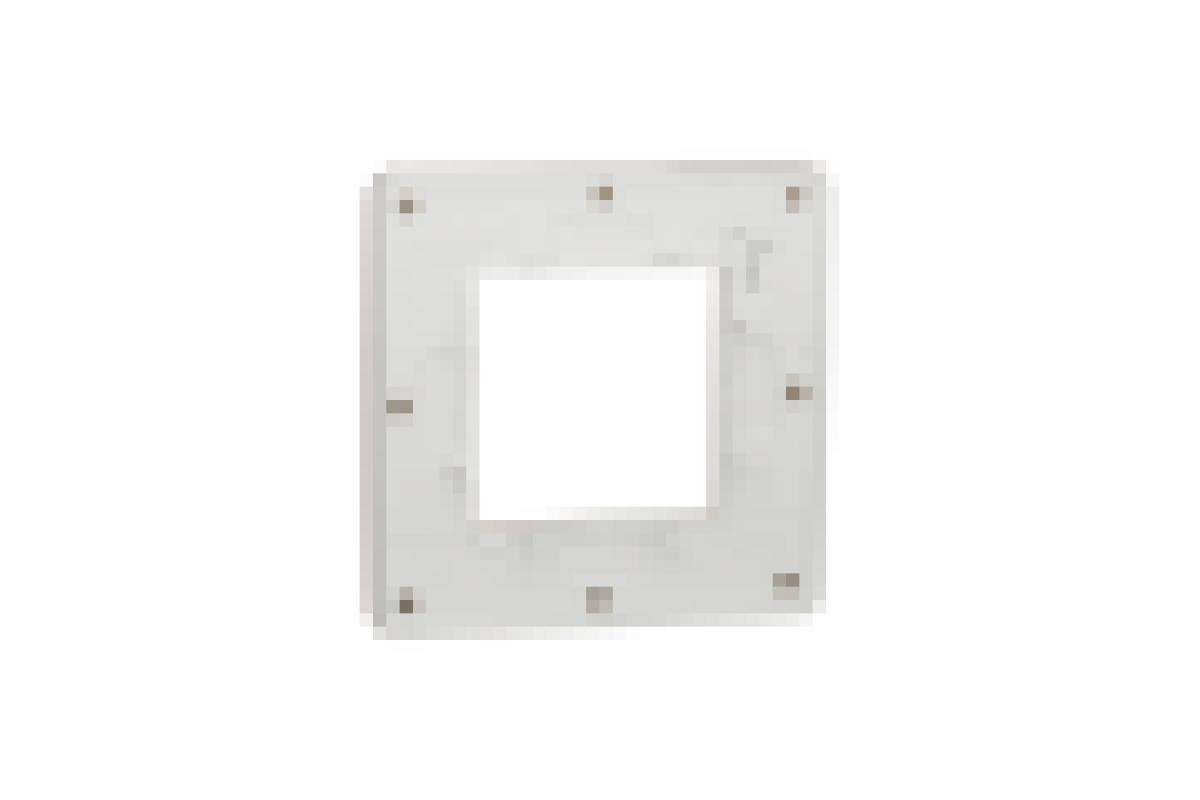 Рамка 1-постова Unica New, Пісочний/білий (NU280226)
