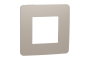 Рамка 1-постова Unica New, Пісочний/білий (NU280226)