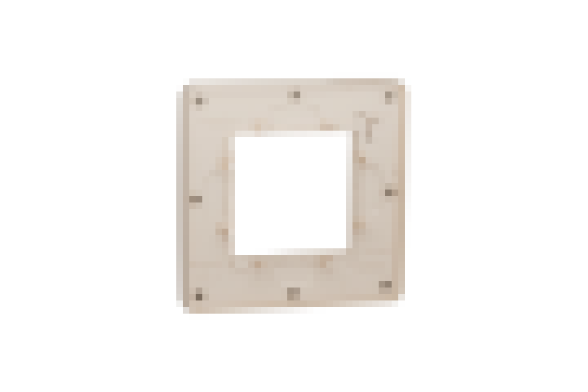 Рамка 1-постова Unica New, Пісочний/бежевий (NU280227)