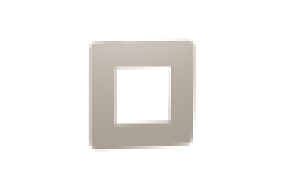 Рамка 1-постова Unica New, Пісочний/бежевий (NU280227)