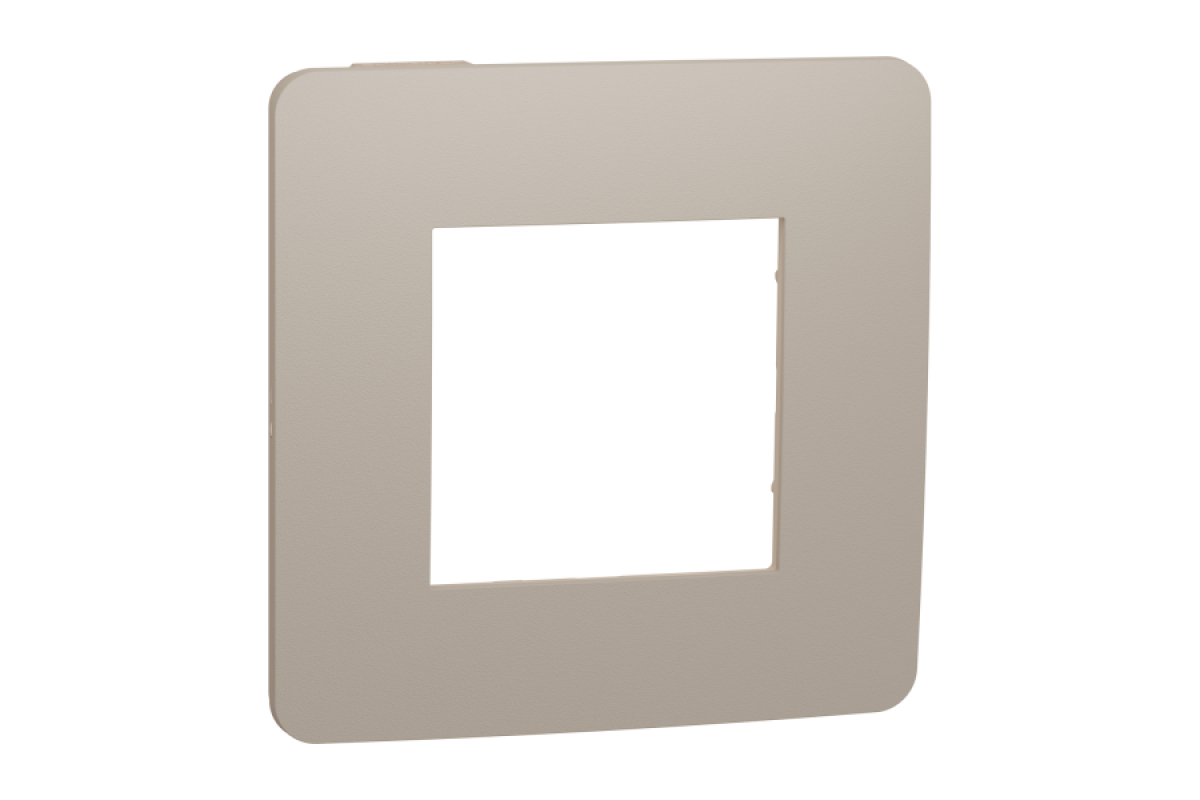 Рамка 1-постова Unica New, Пісочний/бежевий (NU280227)