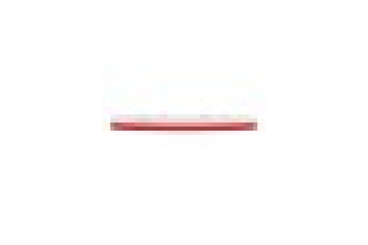 Рамка 1-постова Unica New, Червона/білий (NU280213)