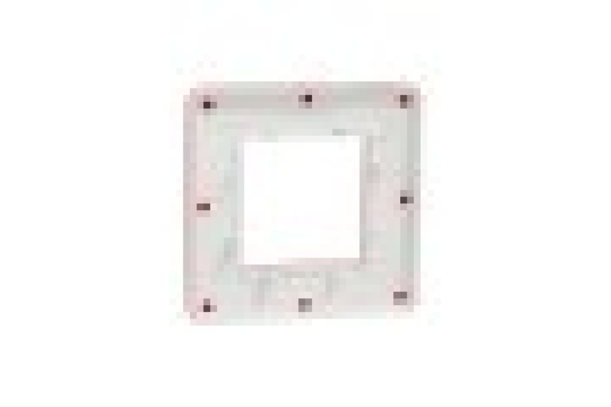 Рамка 1-постова Unica New, Червона/білий (NU280213)