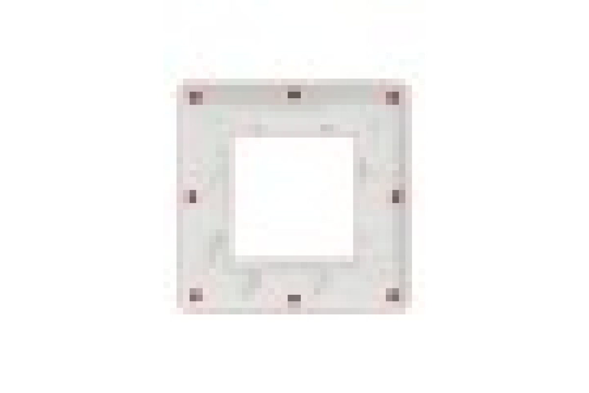 Рамка 1-постова Unica New, Червона/білий (NU280213)