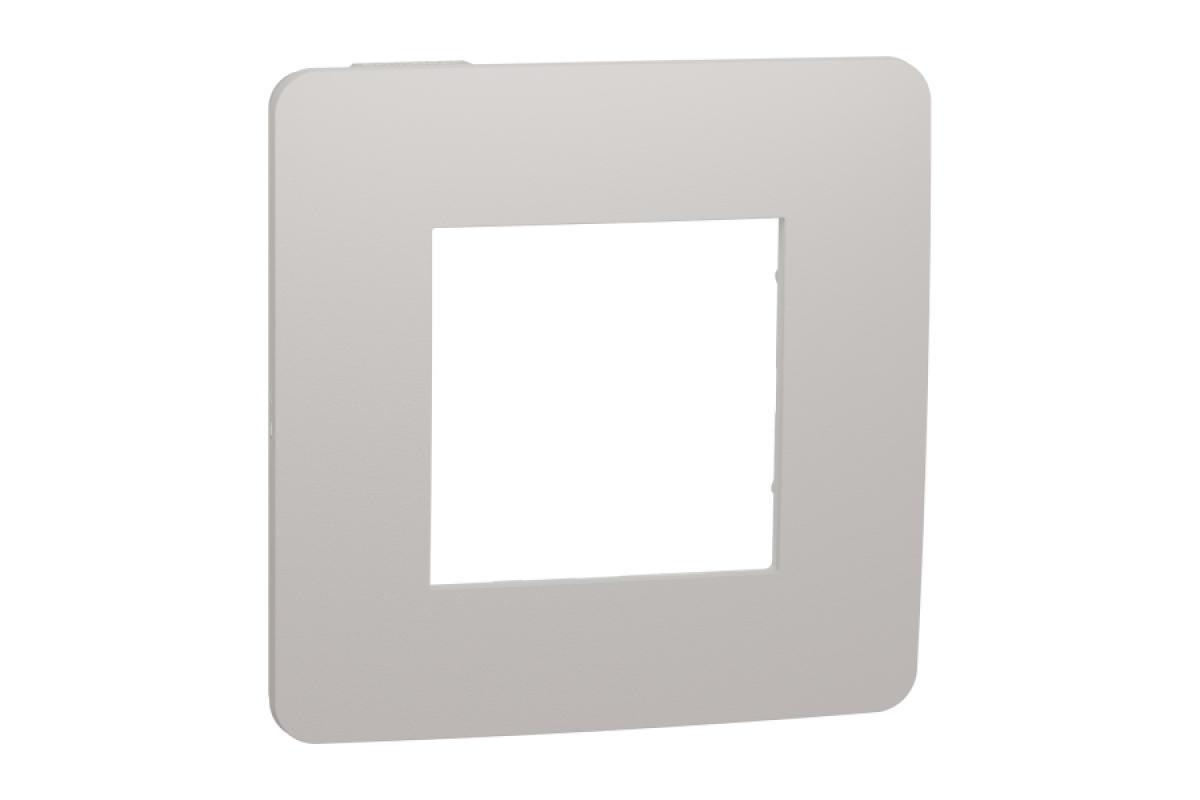 Рамка 1-постова Unica New, Шампань/білий (NU280224)