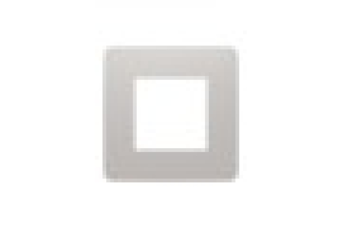 Рамка 1-постова Unica New, Шампань/білий (NU280224)