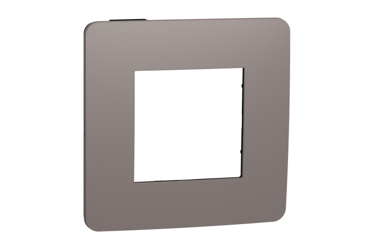 Рамка 1-постова Unica New, Шоколад/антрацит (NU280217)