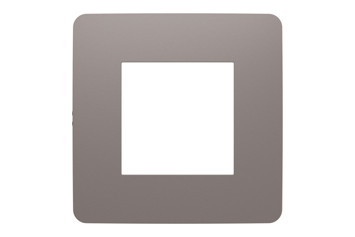 Рамка 1-постова Unica New, Шоколад/антрацит (NU280217)