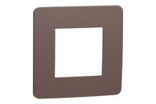 Рамка 1-постова Unica New, Шоколад/антрацит (NU280217)