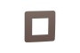 Рамка 1-постова Unica New, Шоколад/антрацит (NU280217)