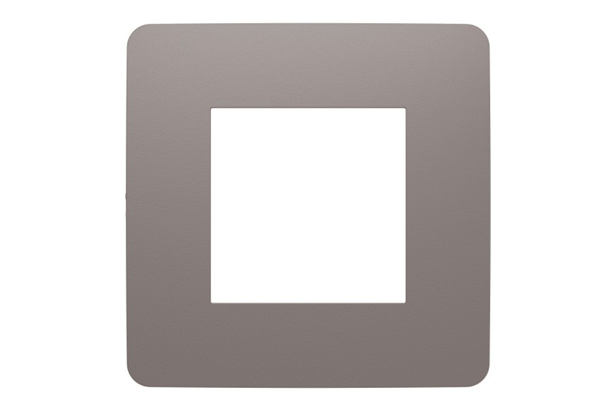 Рамка 1-постова Unica New, Шоколад/білий (NU280216)