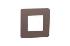 Рамка 1-постова Unica New, Шоколад/білий (NU280216)