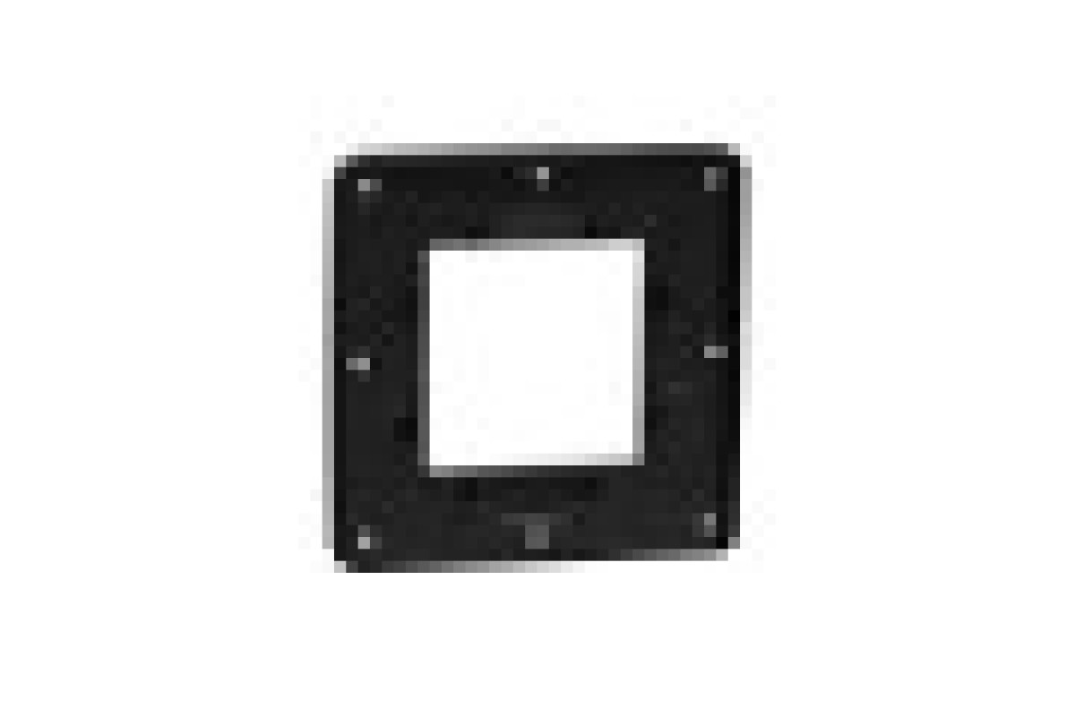 Рамка 1-постова Матовий хром/антрацит Unica New Studio Metal (NU280256M)