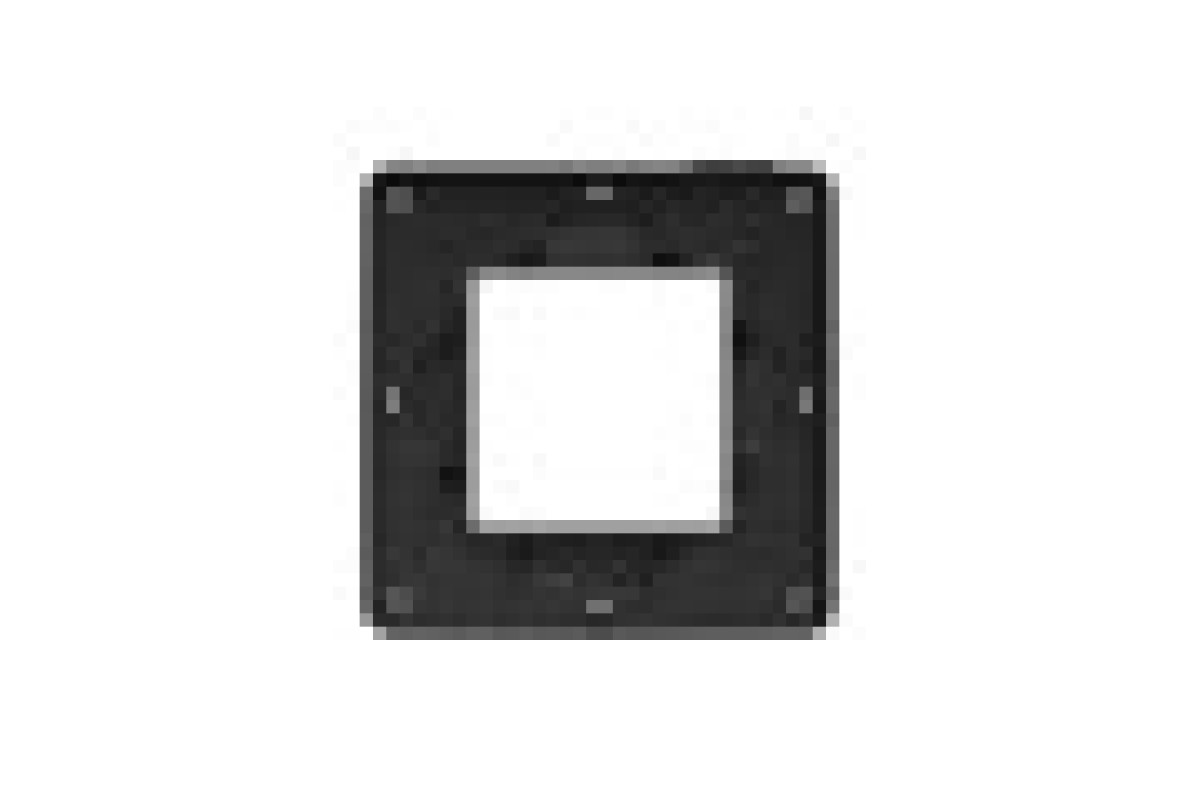 Рамка 1-постова Матовий хром/антрацит Unica New Studio Metal (NU280256M)