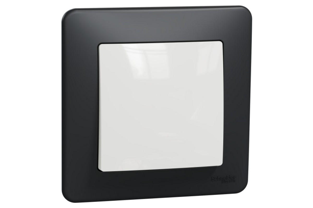 Рамка 1-постова Чорний Sedna Design (SDD314801)