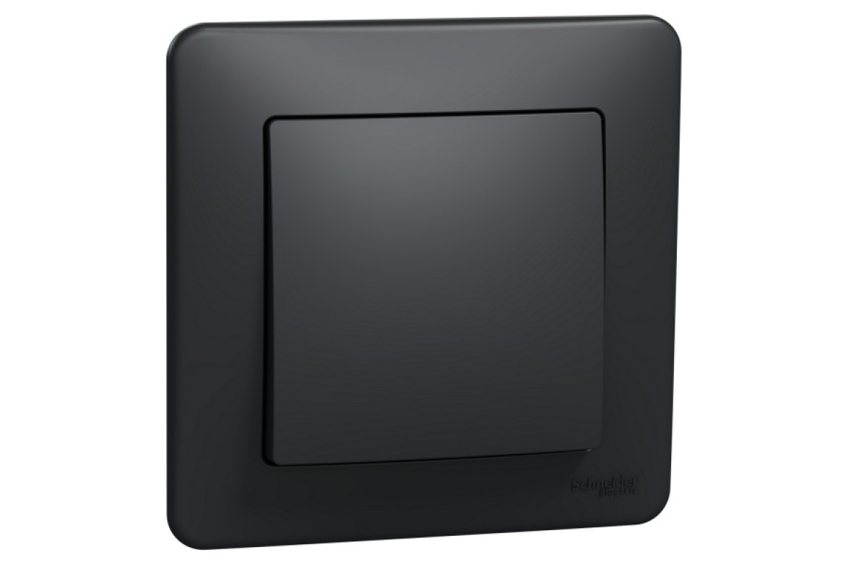 Рамка 1-постова Чорний Sedna Design (SDD314801)