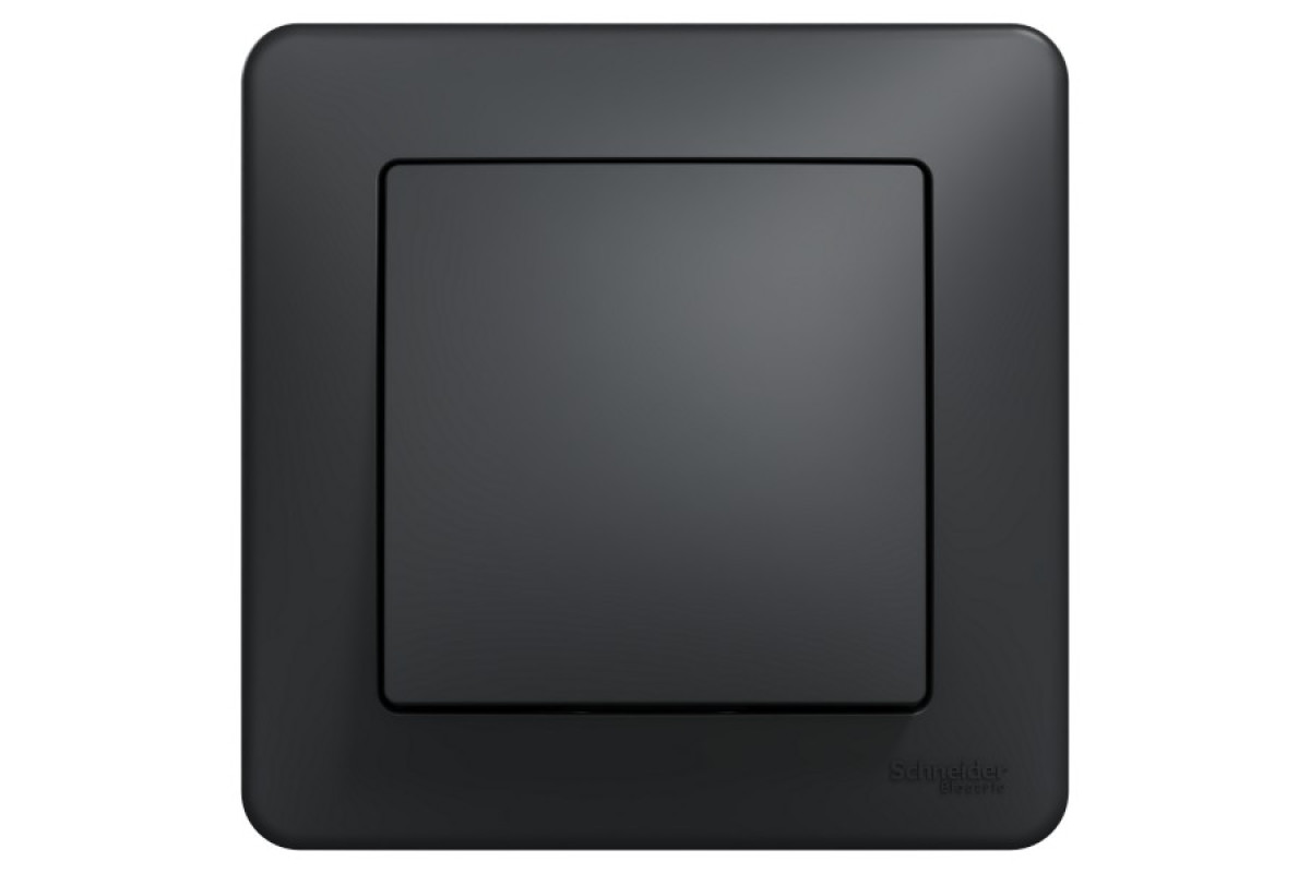 Рамка 1-постова Чорний Sedna Design (SDD314801)