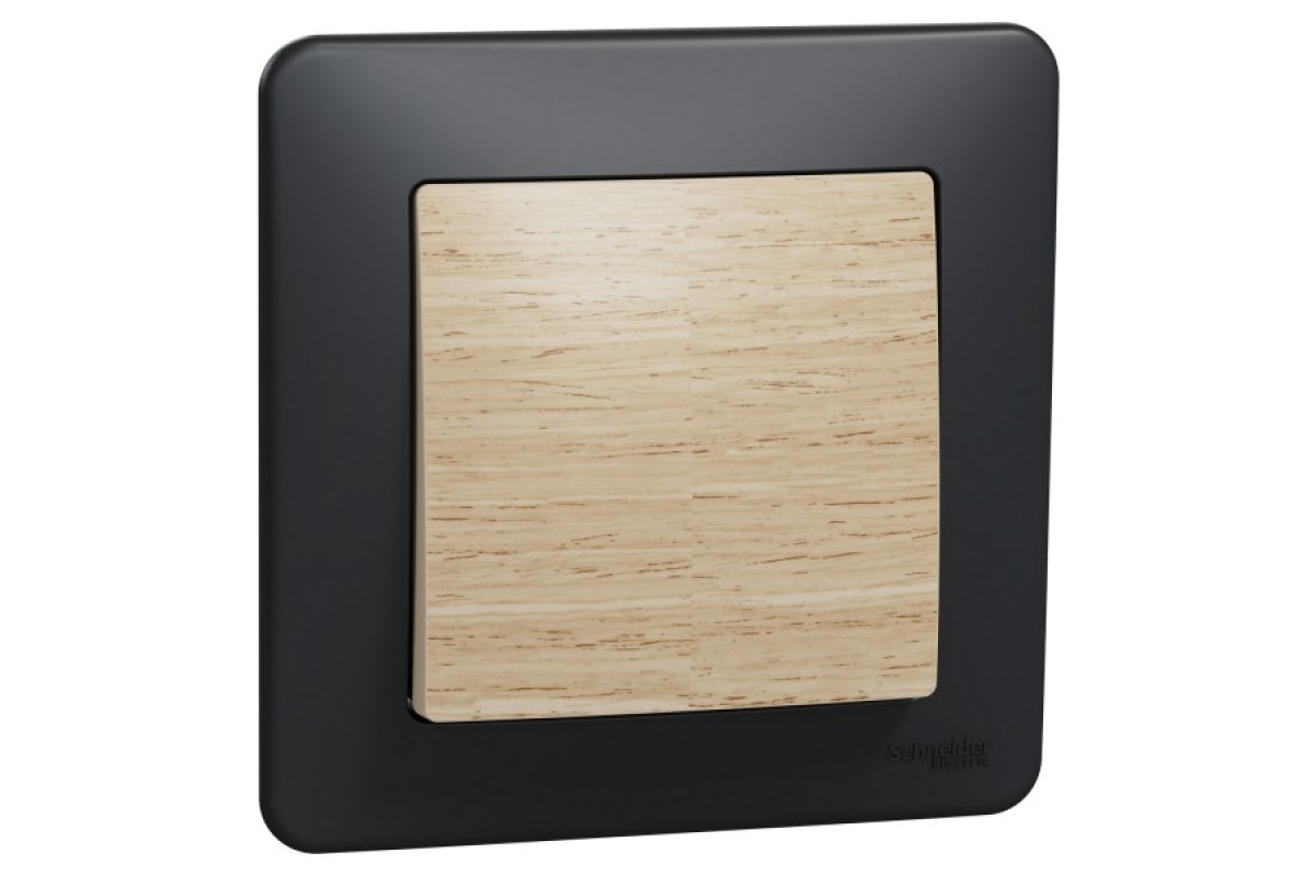 Рамка 1-постова Чорний Sedna Design (SDD314801)