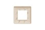 Рамка 1-постова, бежева Unica New Studio (NU200244)