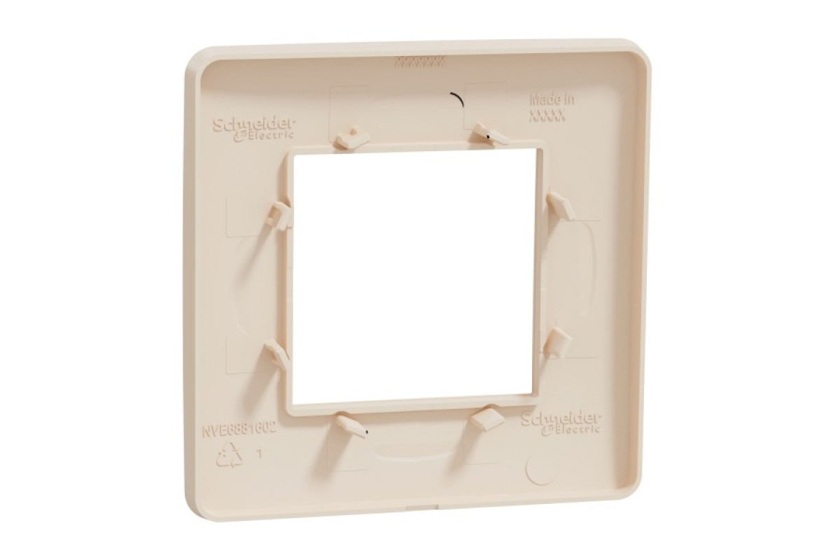 Рамка 1-постова, бежева Unica New Studio (NU200244)