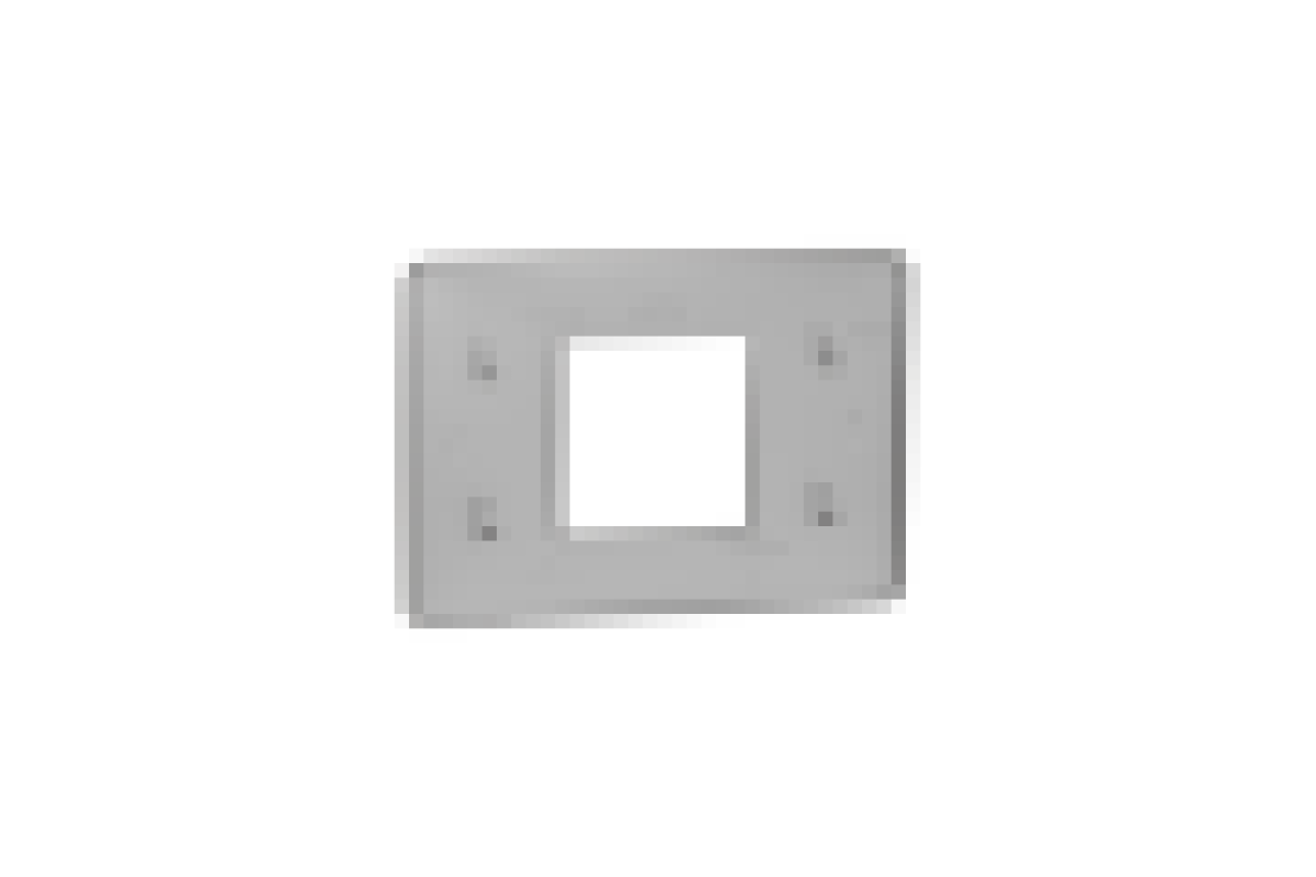 Рамка 2-модульна Unica New, алюміній (NU210230)