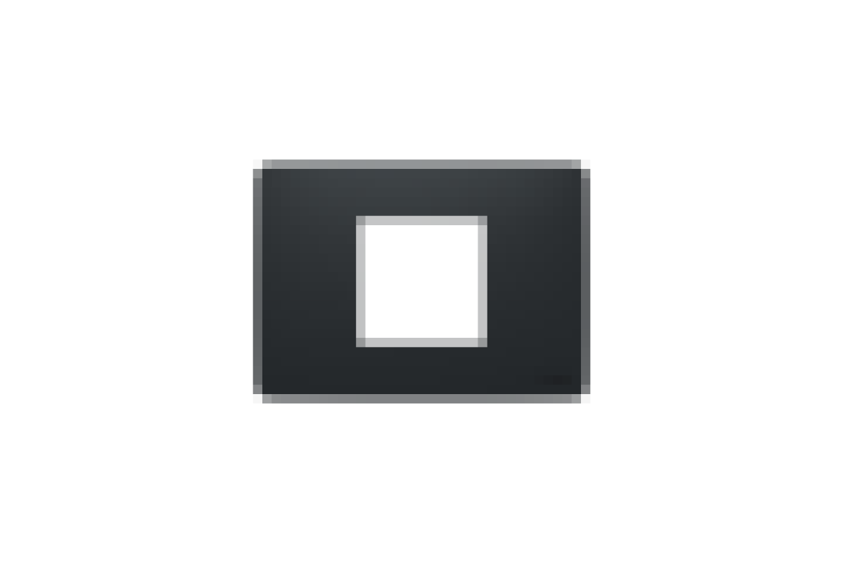 Рамка 2-модульна Unica New, антрацит (NU210254)
