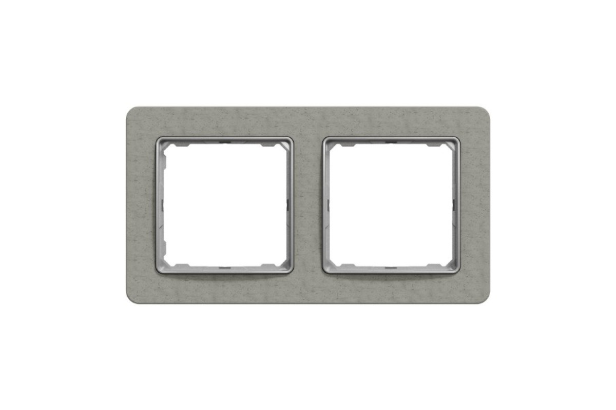 Рамка 2-постова Бетон Sedna Elements (SDD390802)