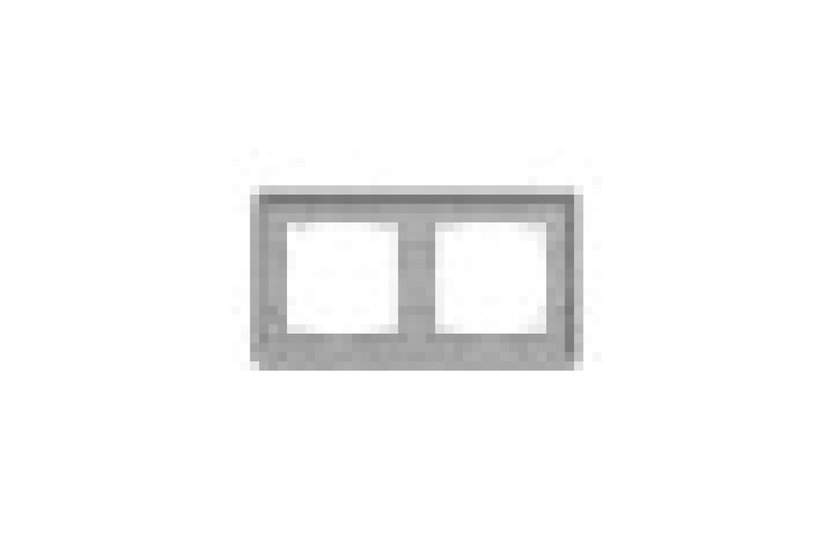 Рамка 2-постова Матовий алюміній Sedna Elements (SDD370802)