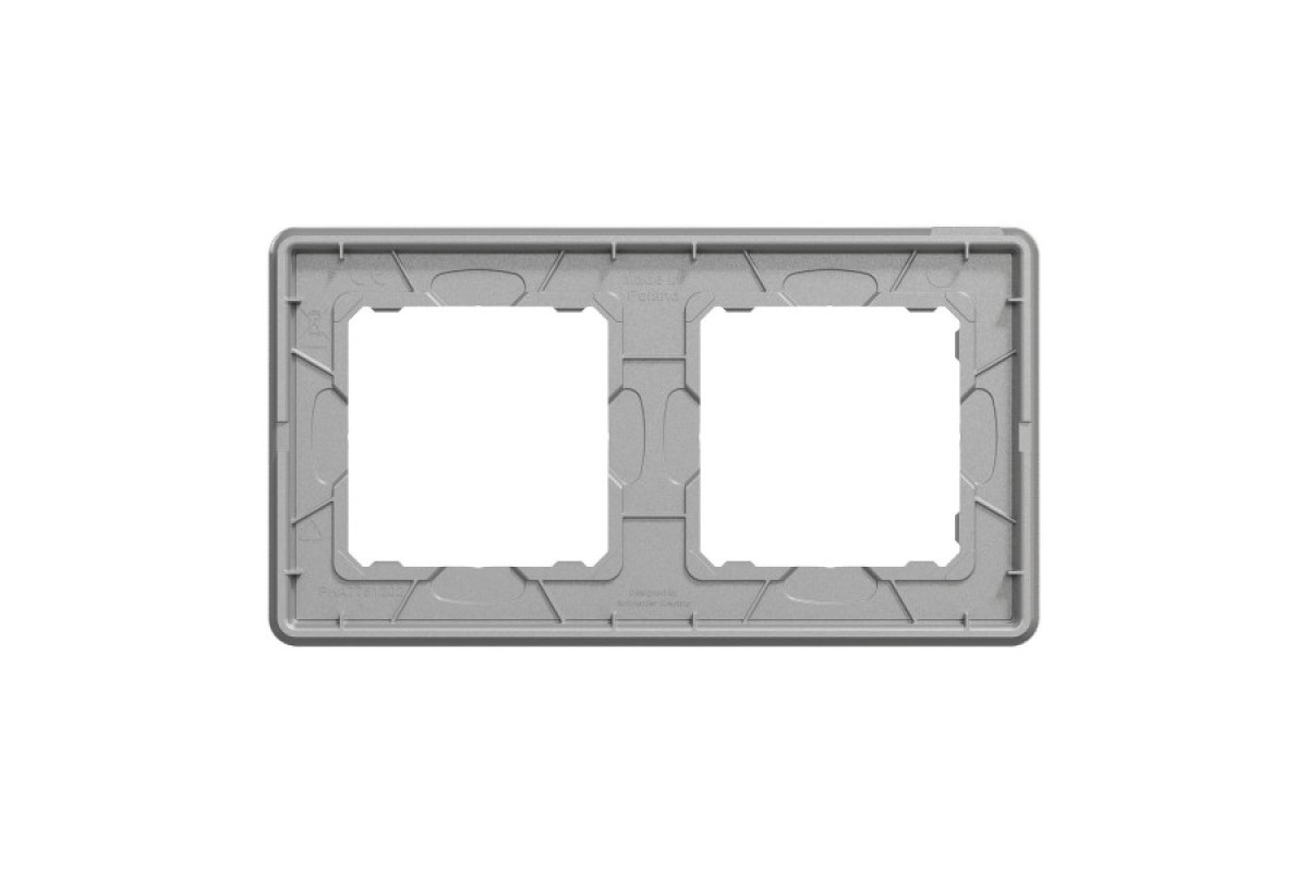 Рамка 2-постова Матовий алюміній Sedna Elements (SDD370802)