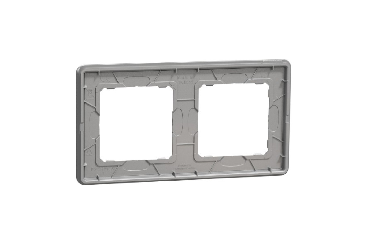 Рамка 2-постова Матовий алюміній Sedna Elements (SDD370802)