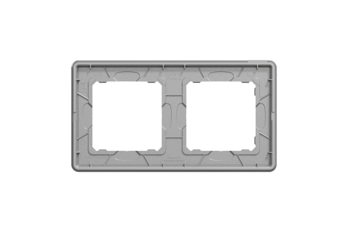 Рамка 2-постова Штучне Біле скло Sedna Elements (SDD360802)