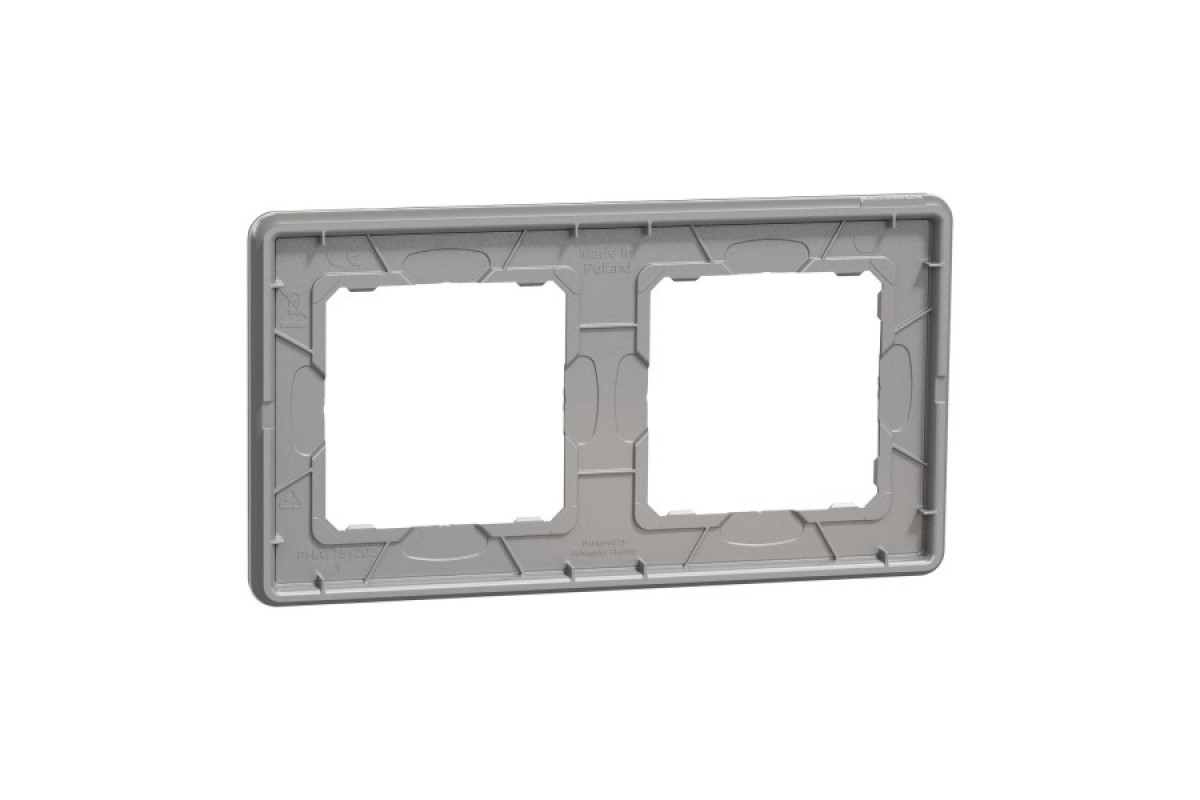 Рамка 2-постова Штучне Біле скло Sedna Elements (SDD360802)