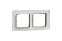 Рамка 2-постова Штучне Біле скло Sedna Elements (SDD360802)